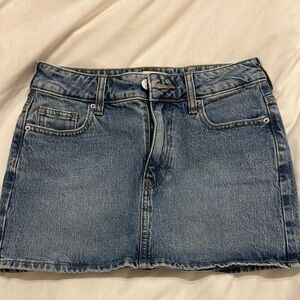 Denim Mini Skirt